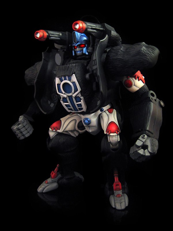 Transformers Custom   Ultimate Optimus Primal By Frenzy Rumble  (7 of 10)